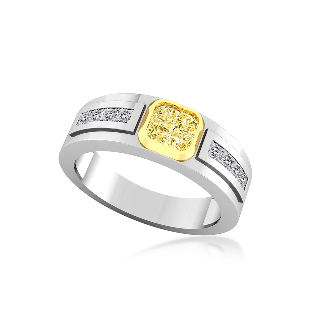 Men's 2 CT. T.W. Diamond Fashion Ring in 14K Gold | Zales