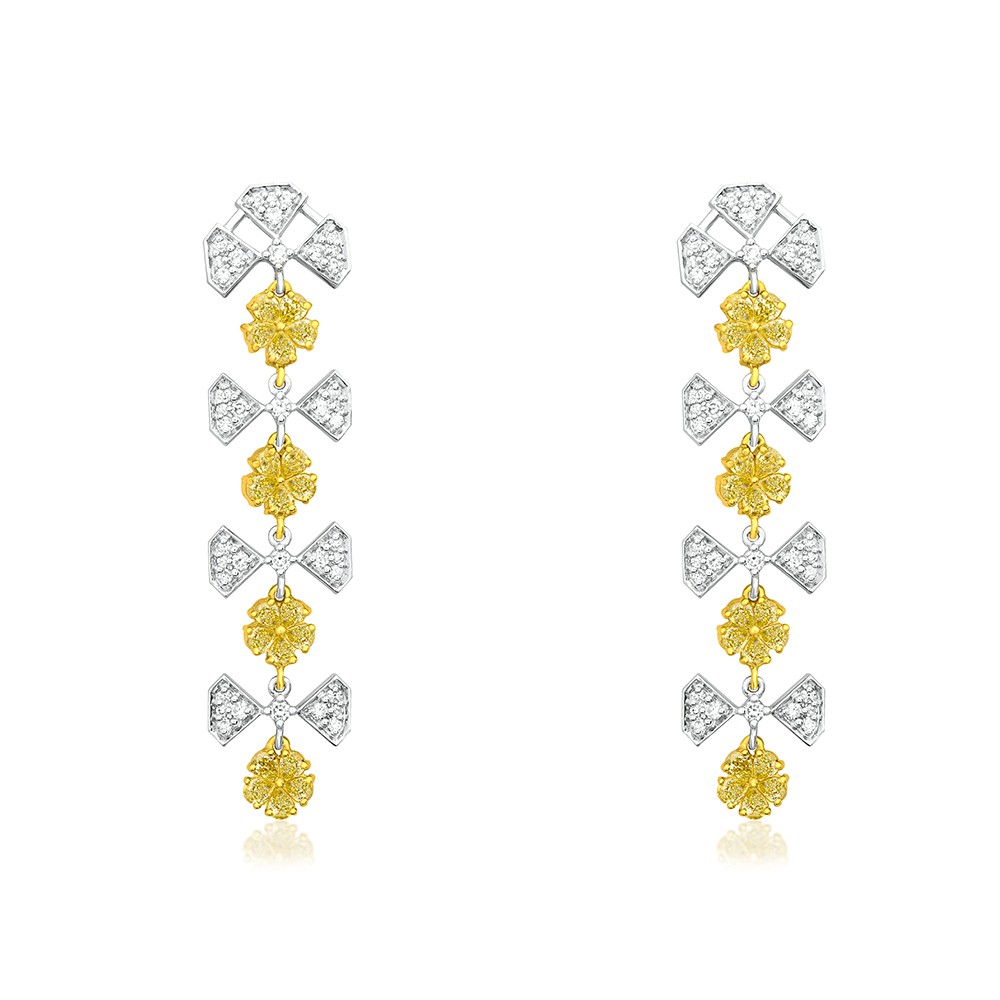 Buy online Yellow Brass Studs Flower Earring from fashion jewellery for  Women by Memoir for ₹499 at 67% off | 2024 Limeroad.com