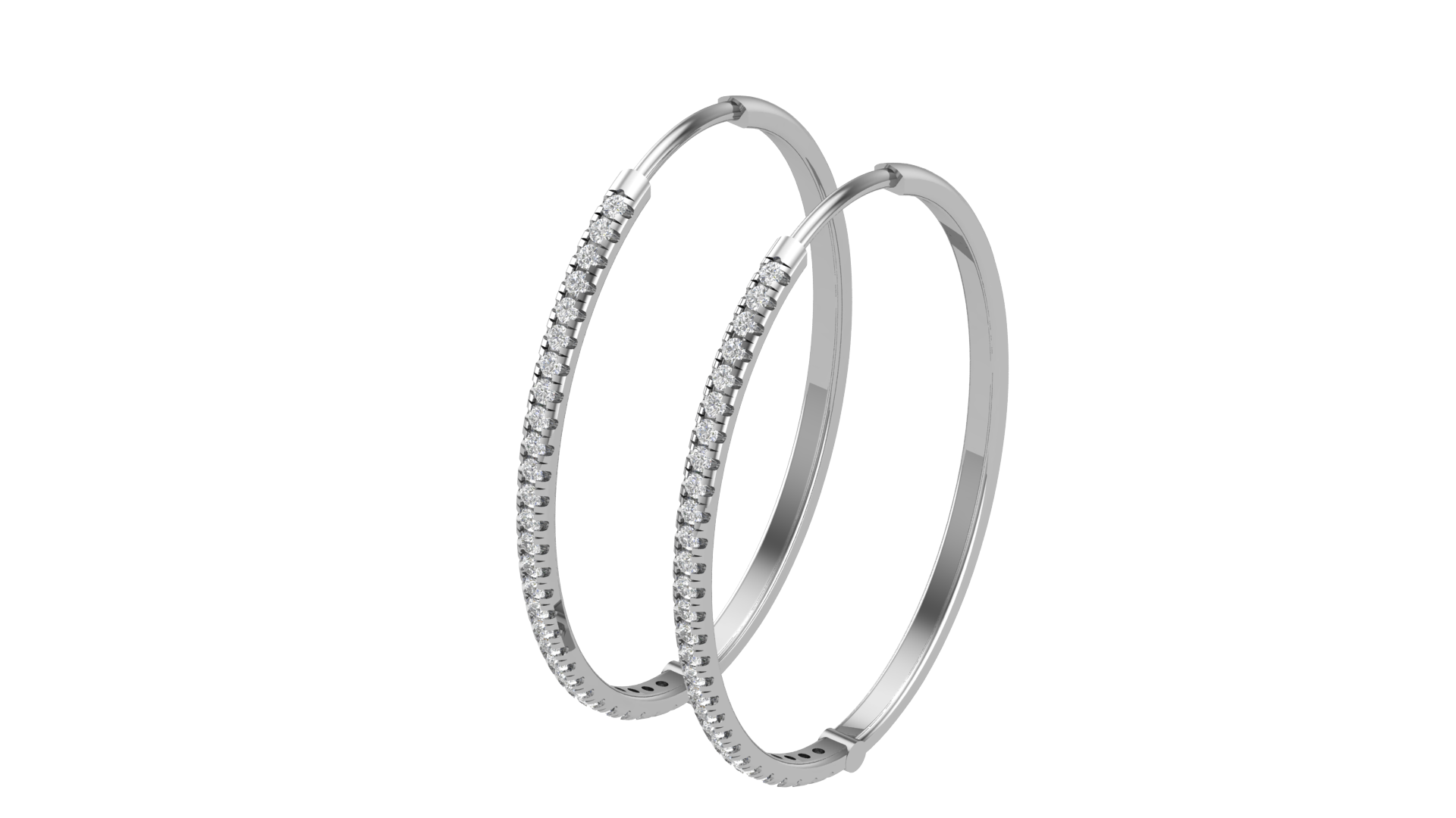 Round bali cheap earrings